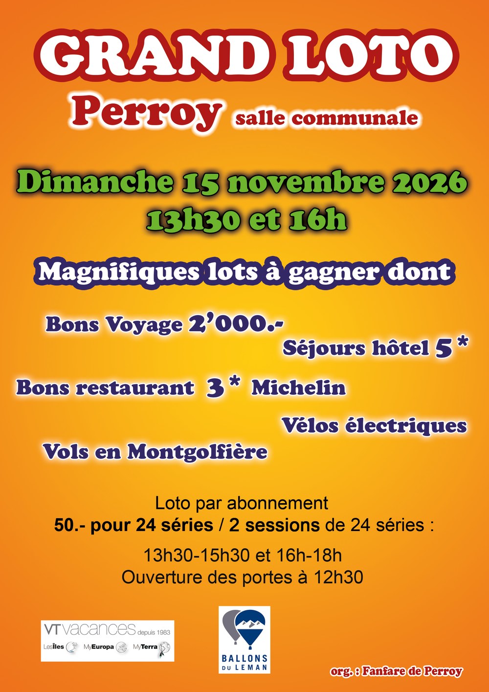 affiche loto Perroy